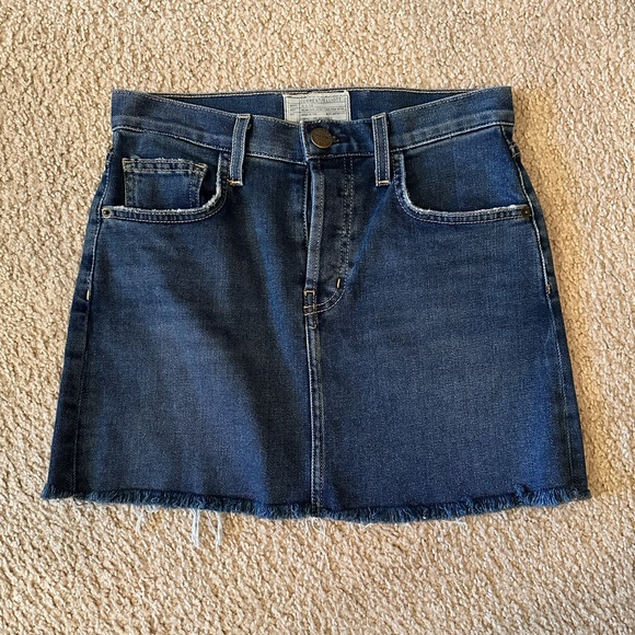 Current/Elliott Reese Mini cut-off skirt - Picture 5 of 9